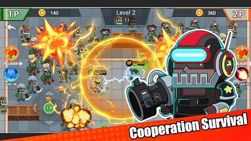 Two Guy Two Gun: Zombie War screenshot 2