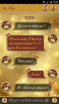 GO SMS PRO CROWN THEME screenshot 3