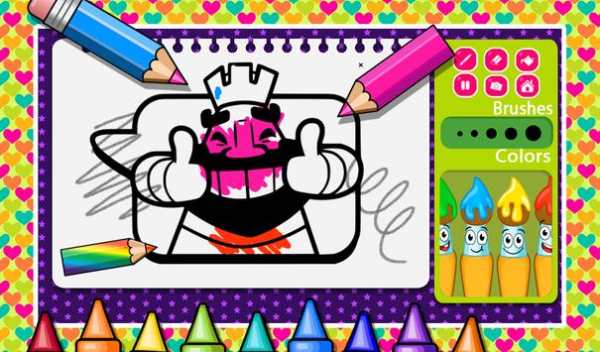 Clash Royale  Coloring book -Coloring Clash Royale screenshot 4