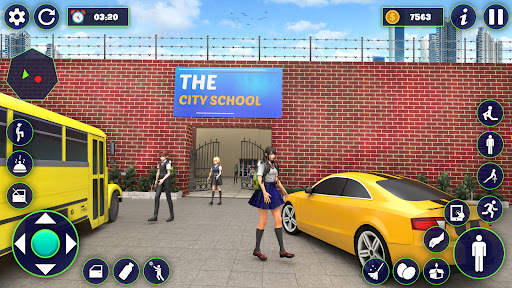 School Girl Life Simulator 3D screenshot 4