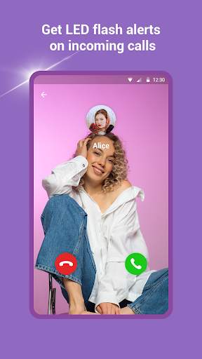Color call screen for WhatsApp screenshot 5