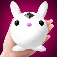 Mainan squishy meluruskan antistress relax ball logo