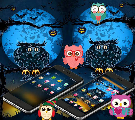Halloween Night Owl Theme screenshot 3