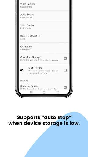 CCTV Camera Recorder : Mobile Camera as CCTV screenshot 4