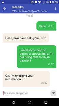 Rocket.Chat LiveChat Demo screenshot 2