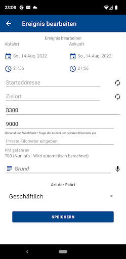 KFZ Fahrtenbuch Deutsch screenshot 3