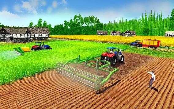 Grand Tractor Forage Farming Simulator 2018 3D screenshot 4