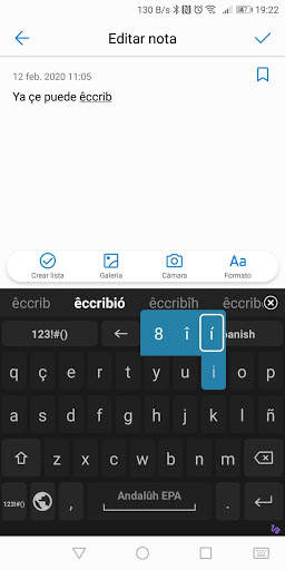 Teclado Andaluz EPA for AnySoftKeyboard screenshot 3