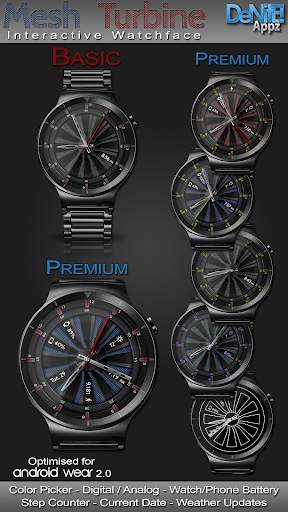 Mesh Turbine HD Watch Face & Clock Widget screenshot 2