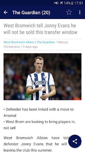 West Brom Football News screenshot 6