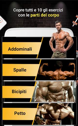 Allenamento Pro Gym (Allenamenti e Fitness) screenshot 2