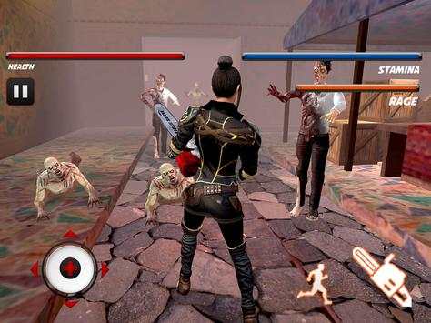 Chainsaw: Zombie Virus Pembunuh Aksi Permainan screenshot 2