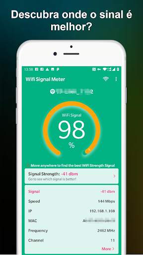 Medidor de sinal WiFi screenshot 1