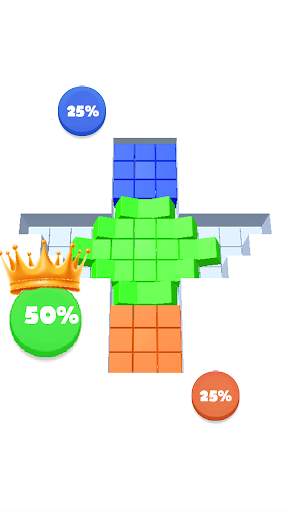 Color Blocks vs Blocks 3D - Blocks battle screenshot 2