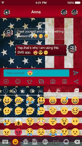 American Emoji Keyboard screenshot 2