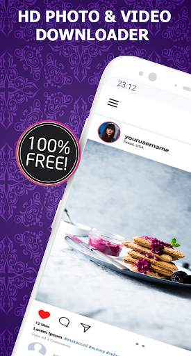 Video downloader for facebook and instagram screenshot 1