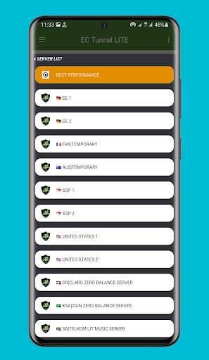 EC Tunnel LITE - Unlimited VPN screenshot 5
