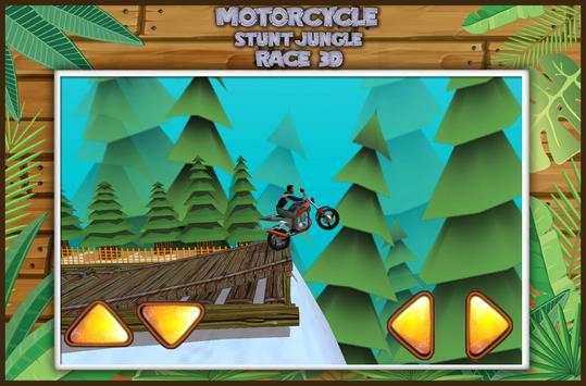 Motorcycle Stunt Jungle Race screenshot 2