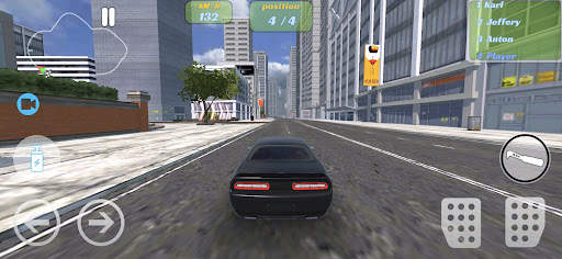 City driving in car racing screenshot 6
