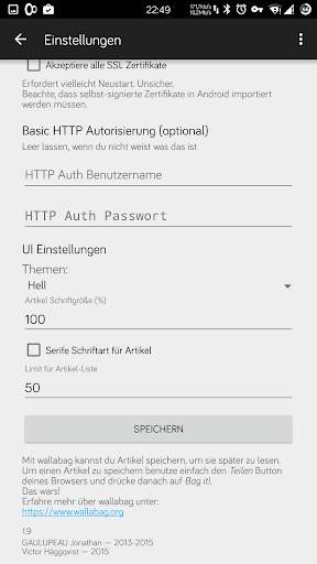 wallabag screenshot 7
