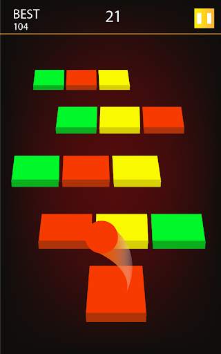 Bola warna - Game puzzle Sky Twisty Ball screenshot 3
