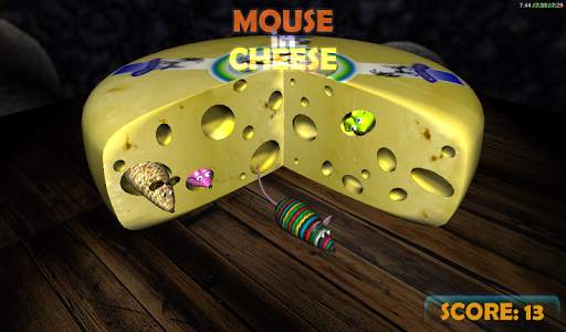 Mouse in Cheese: 3D game for cats screenshot 2