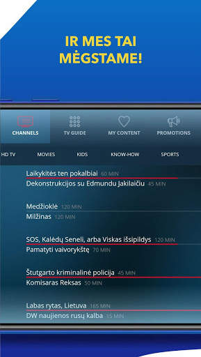 Mobile TV - Balticum screenshot 2