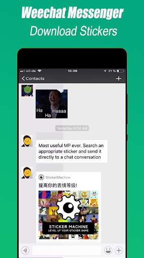 New Weechat Messenger Free Download Stickers screenshot 2