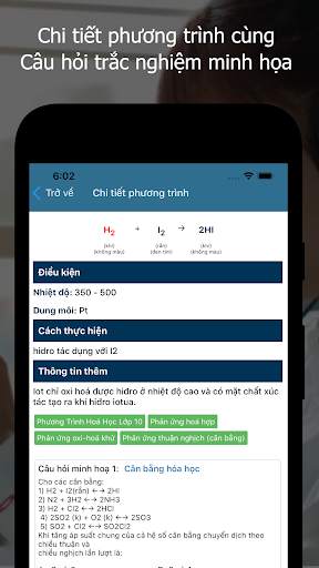 Phương Trình Hoá Học screenshot 4