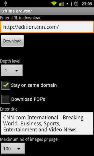 Offline Browser screenshot 3