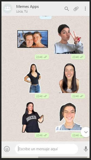 😍 TikTokers Stickers : TikTock WastickerApps screenshot 1