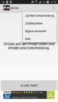 Entscheidungshelfer - deCite screenshot 1