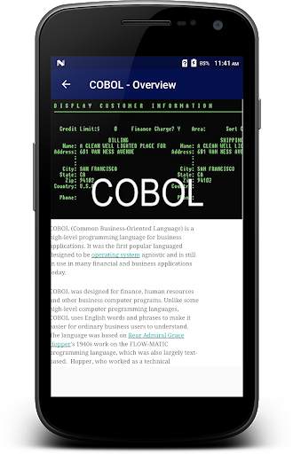 Learn - COBOL 2 تصوير الشاشة