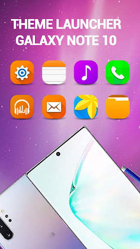Launcher theme Galaxy Note 10 screenshot 2