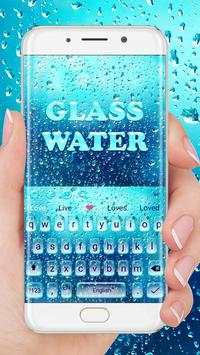 Glass Water Keyboard Theme screenshot 1