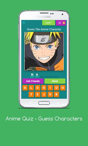 Anime Quiz - Guess Characters screenshot 1