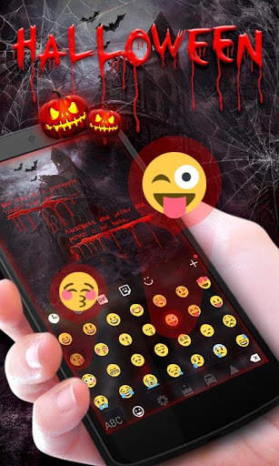 Halloween Keyboard Theme Emoji 4 تصوير الشاشة