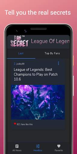 🏅 FanSecret™: League Of Legends Games screenshot 4