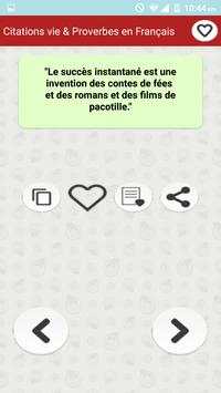Vie des Citations et Proverbes screenshot 5
