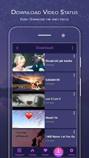 Video Status Songs - 30 Second Video Status 2019 screenshot 6