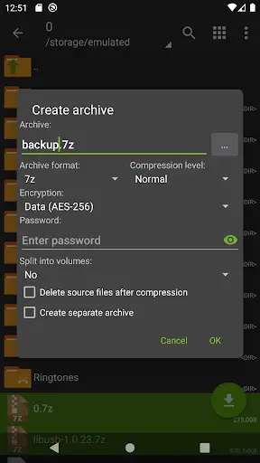 ZArchiver screenshot 6