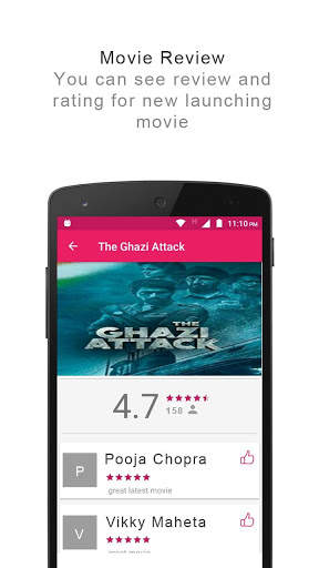 Movie App - Movie review & Upcoming movie trailer screenshot 2