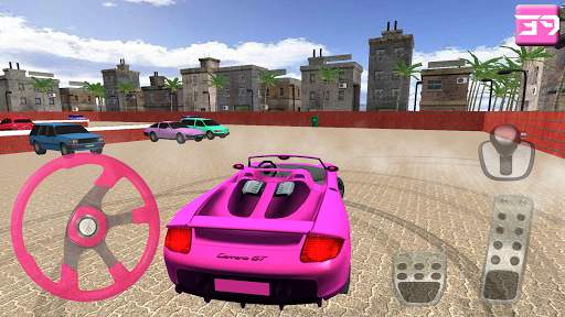 Girl Car Parking Game 3D screenshot 1
