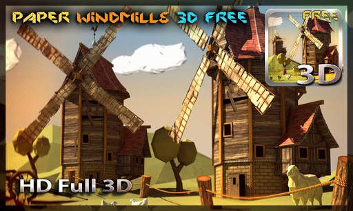 Paper Windmills 3D Free lwp screenshot 7
