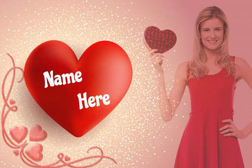 Name on Heart Photo Editor screenshot 1