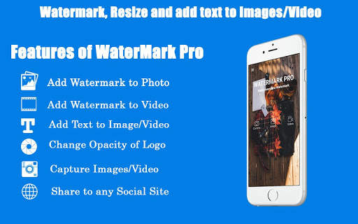 Video Watermark - Add text, logo on Photo screenshot 1