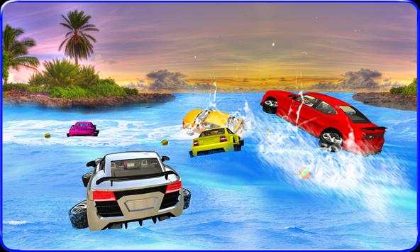 Water Surfing Car Racing 3D screenshot 2