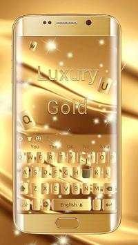 Luxury Bussiness Gold Keyboard Theme screenshot 1