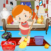 House Clean Up Decoration Game icon