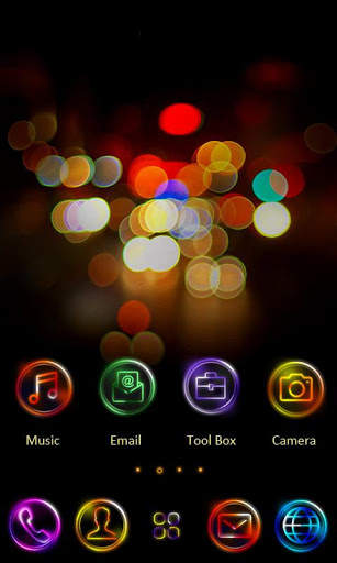 Neons GO Launcher Theme screenshot 2